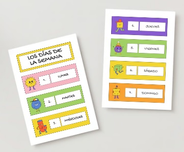 Días de la semana - Diversos niveles