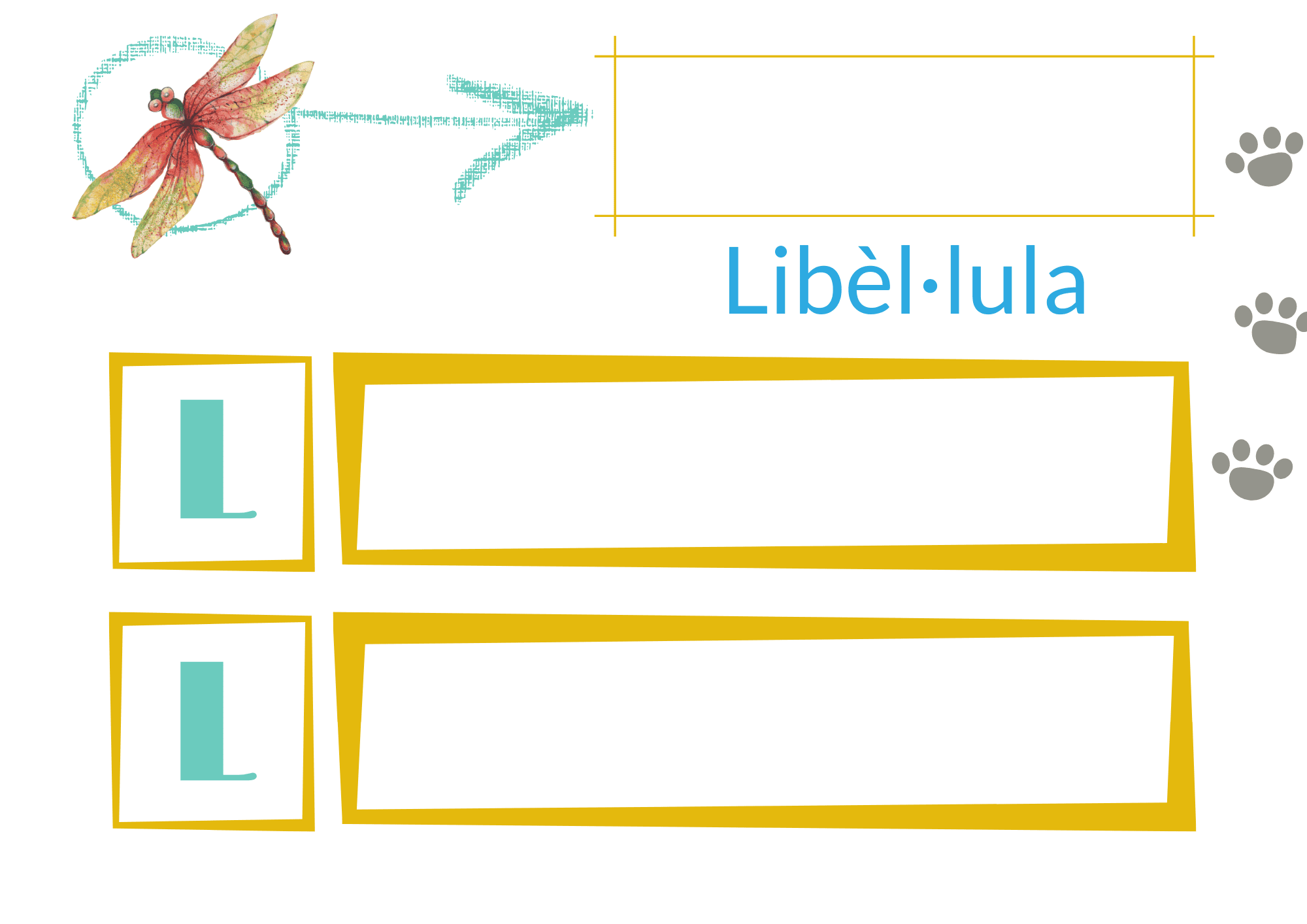 BESTIESes 1 Síl·labes. Impremta. Reconeixament nom animals.