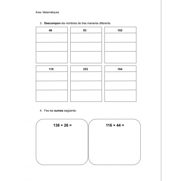 Exercicis OAOA de càlcul