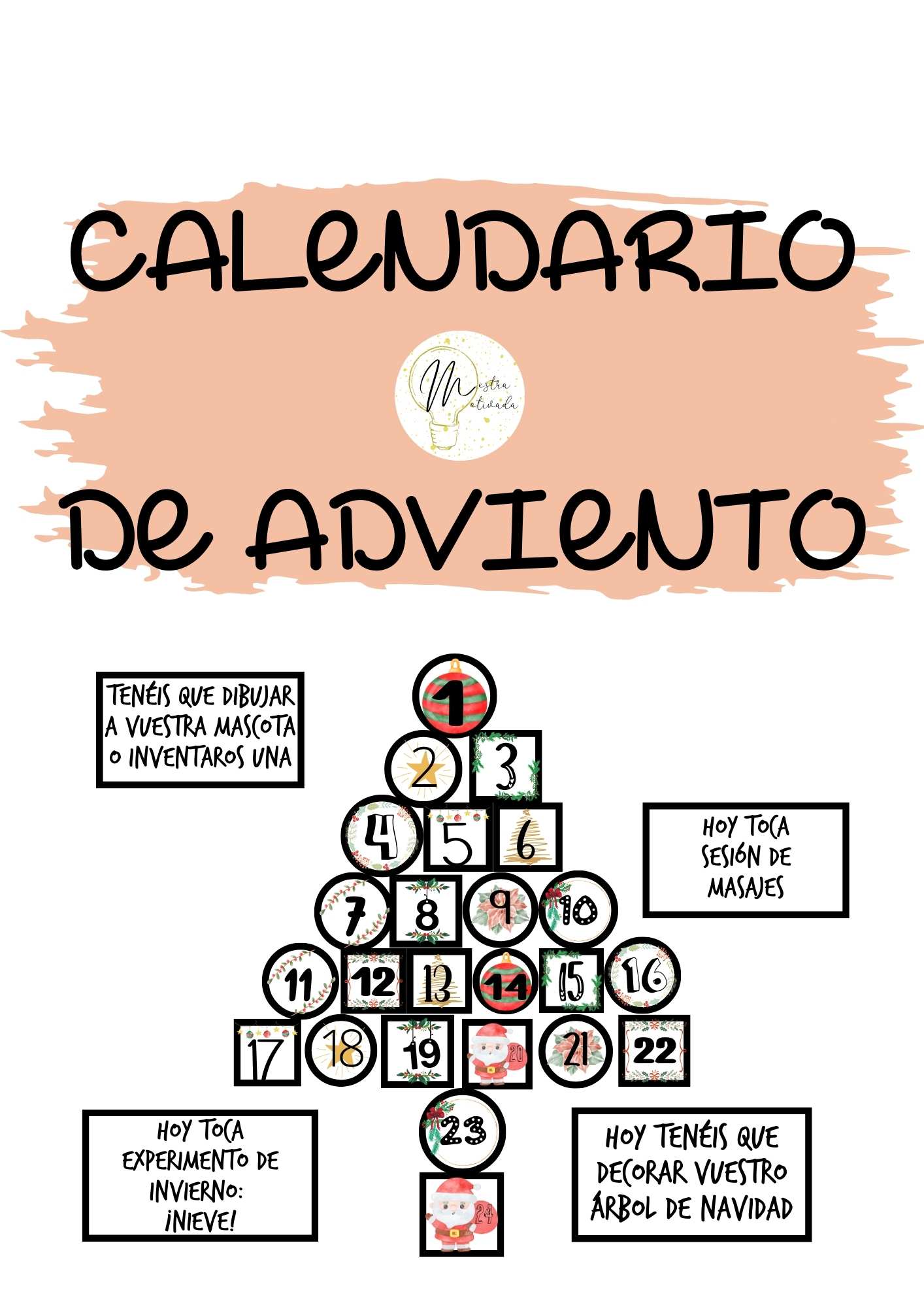 Calendario de adviento