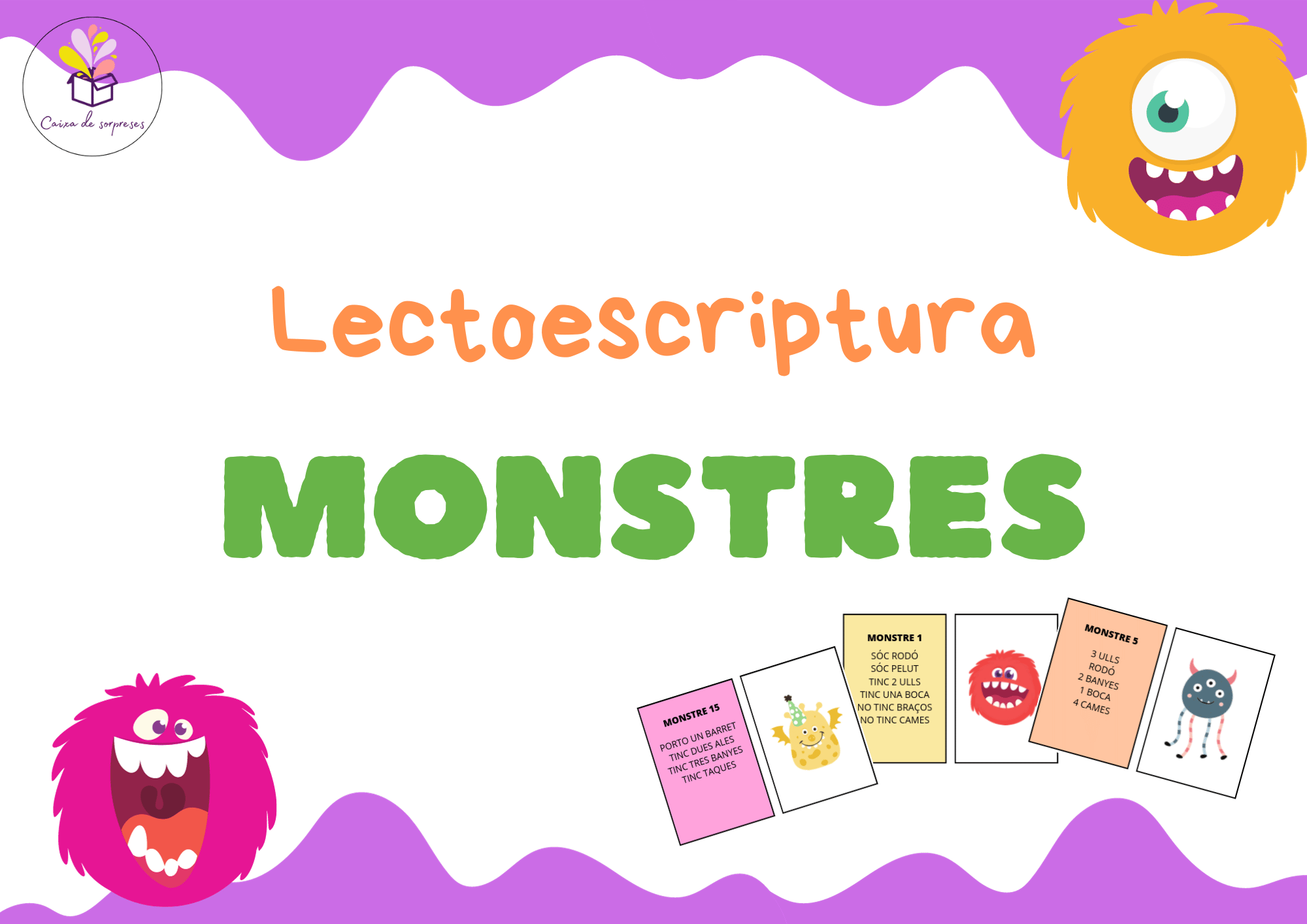Lectoescriptura de monstres