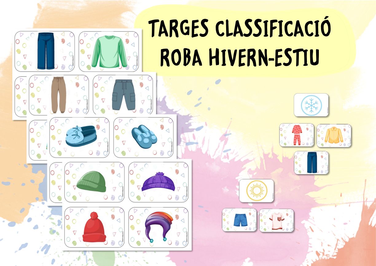 Targes classificació roba hivern-estiu