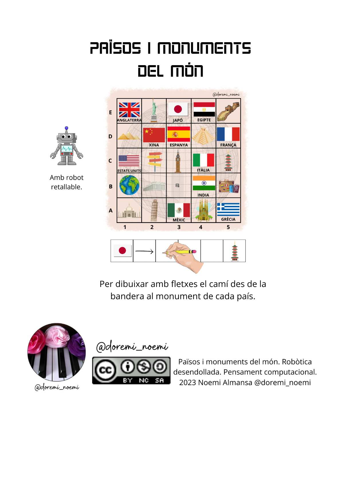 PAÏSOS I MONUMENTS DEL MÓN (robòtica)