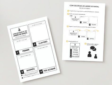 Llibrets desplegables de Nadal