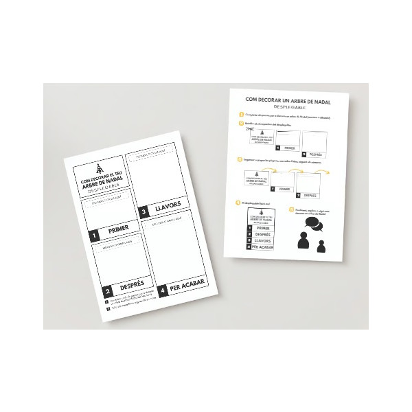 Llibrets desplegables de Nadal