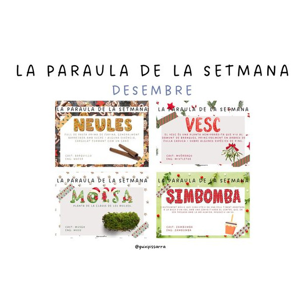 Paraula de la setmana - Desembre