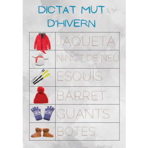 PROPOSTES DE LECTOESCRIPTURA D'HIVERN