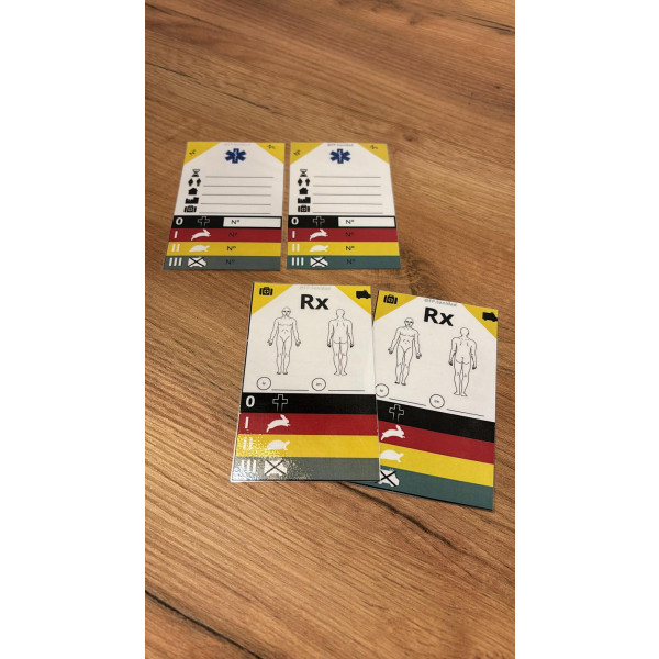 Tarjetas para triaje