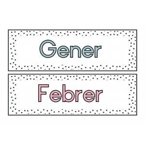 Mesos i dies de la setmana