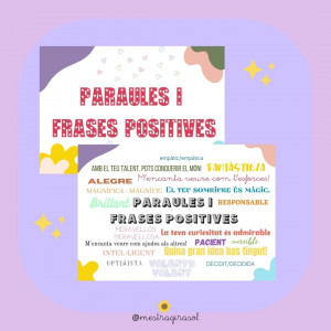 Frases i paraules positives