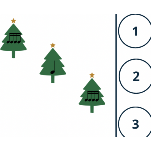 Fichas musicales navideñas