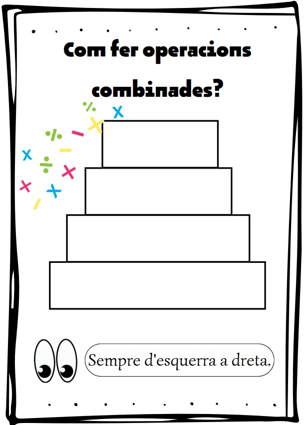 Com fer operacions combinades?