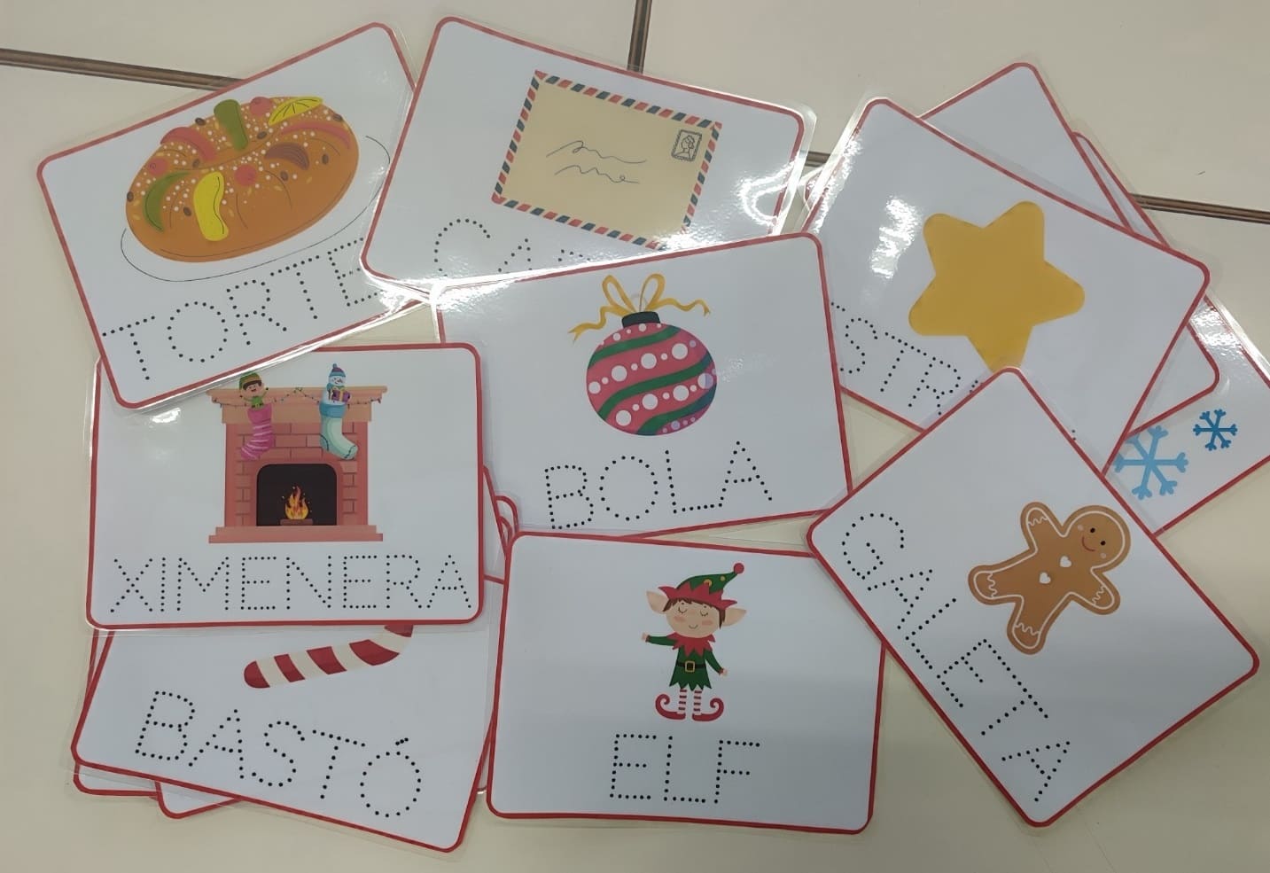 Lectoescritura navideña