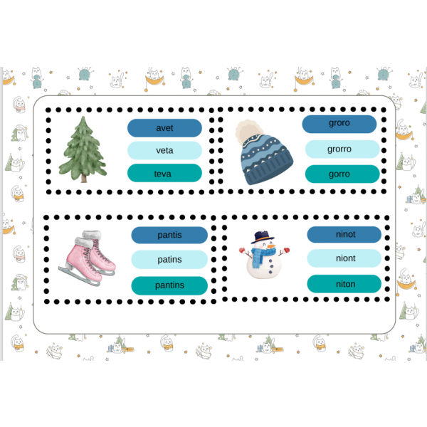 Escull la paraula correcta.