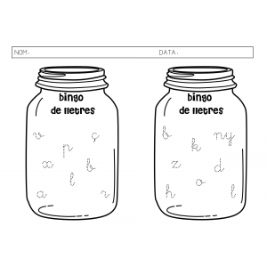Bingo de lletra lligada