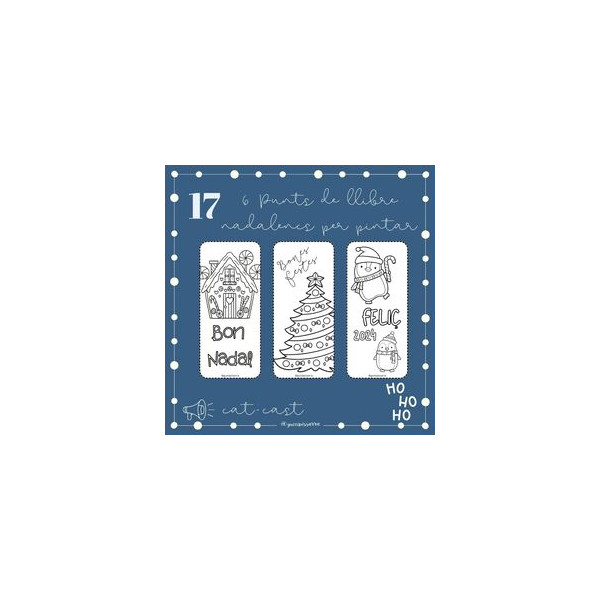 Puntos de libro Navidad