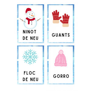 TARGES VOCABULARI HIVERN