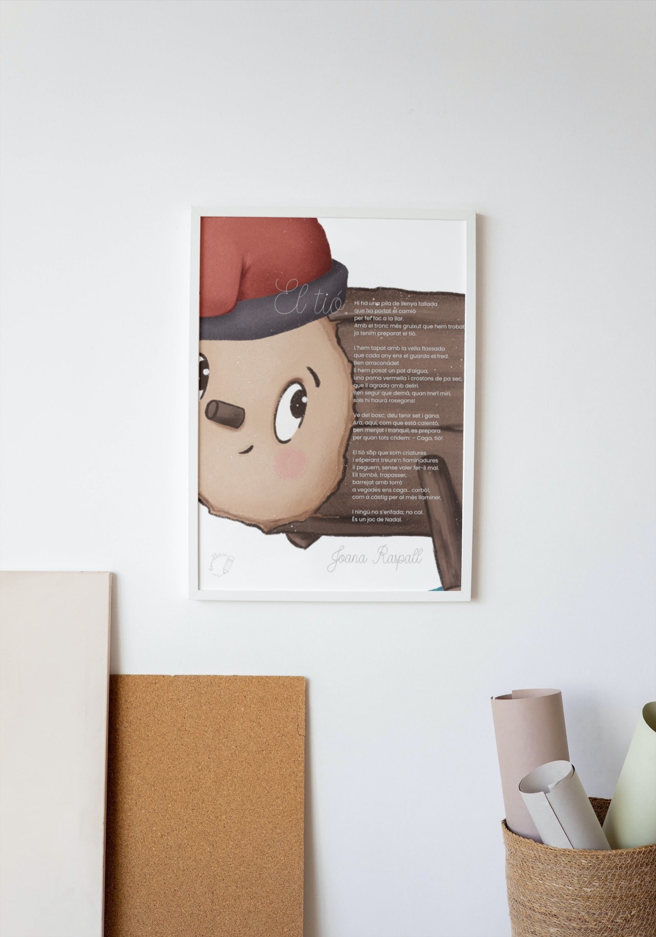 Poema El tió de Joana Raspall