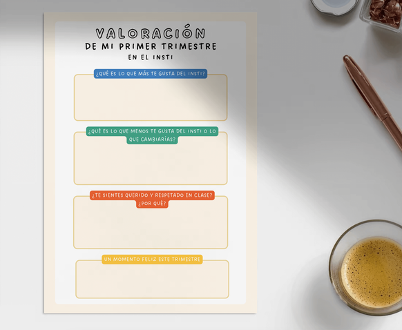 FICHA PARA VALORAR EL TRIMESTRE