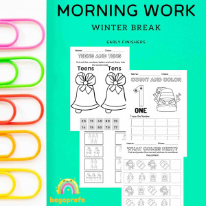 Christmas Math Packet | Counting to 10 worksheets | Addition and subtraction