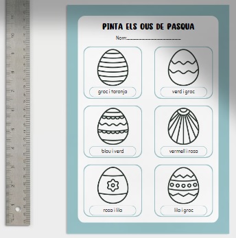 Pinta els ous de Pasqua