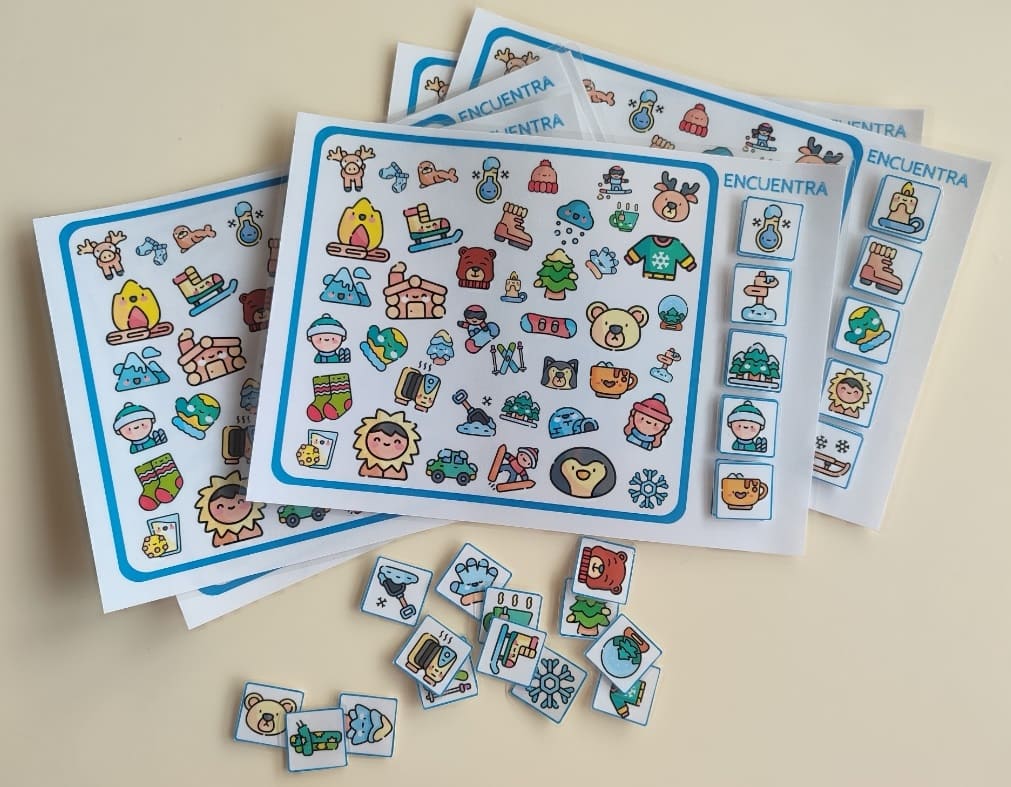 Busca y encuentra de invierno