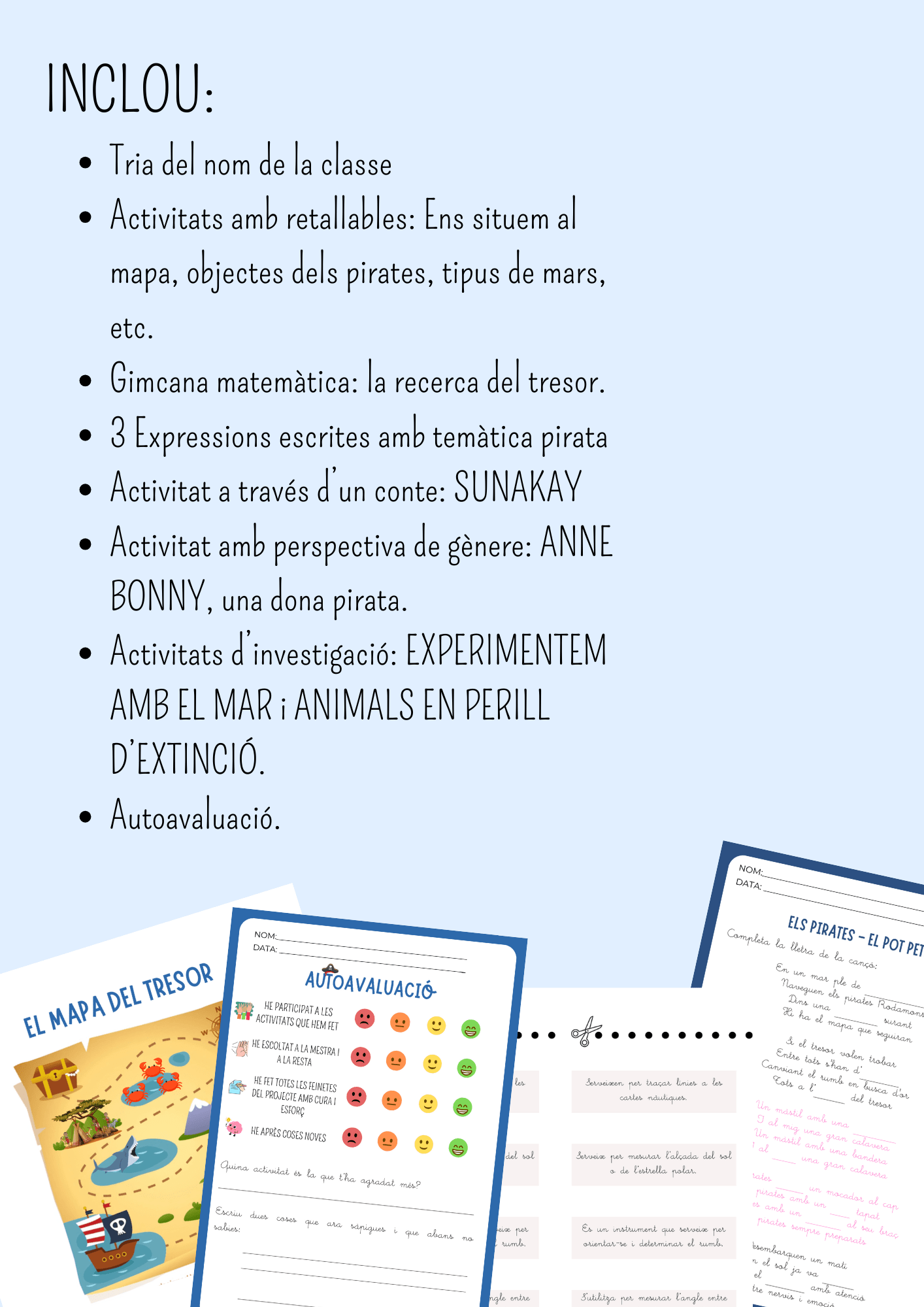 PROJECTE EL MAR I ELS PIRATES