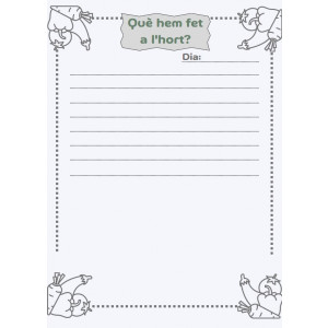 Fitxa sobre l'hort escolar