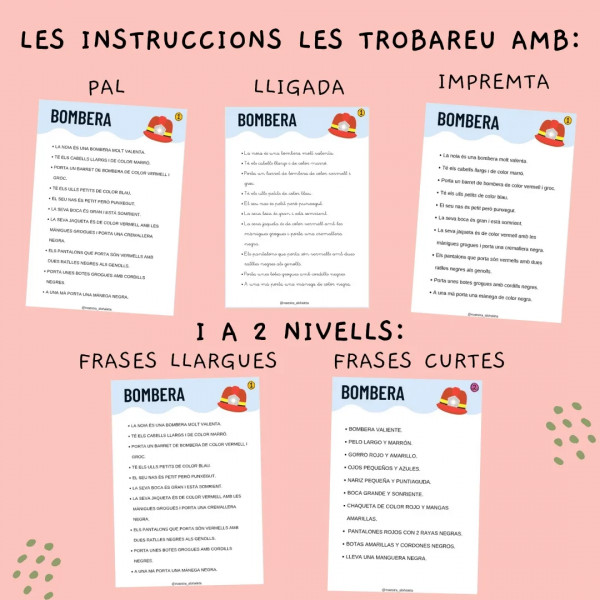 Crea personatges seguint instruccions