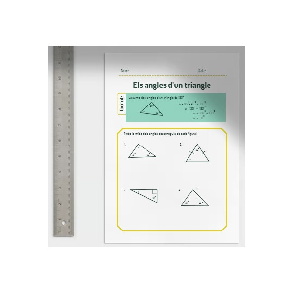 Els angles d'un triangle