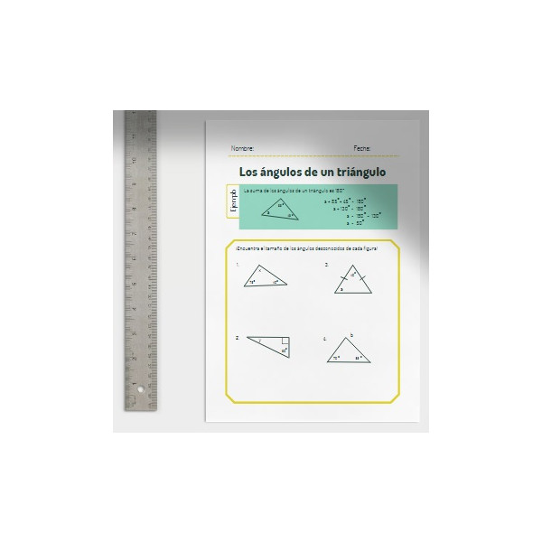 Los ángulos de un triángulo
