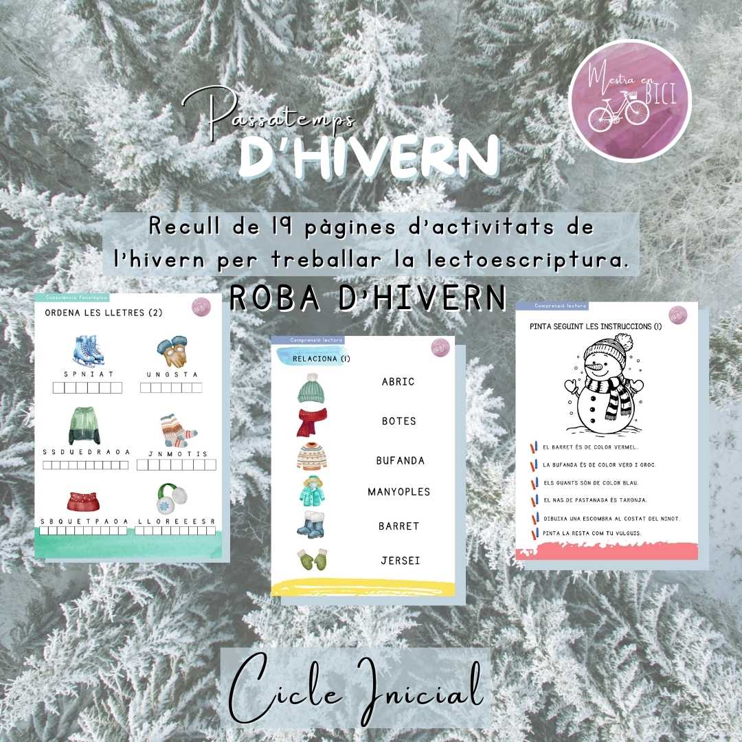 Passatemps d'hivern- roba d'hivern