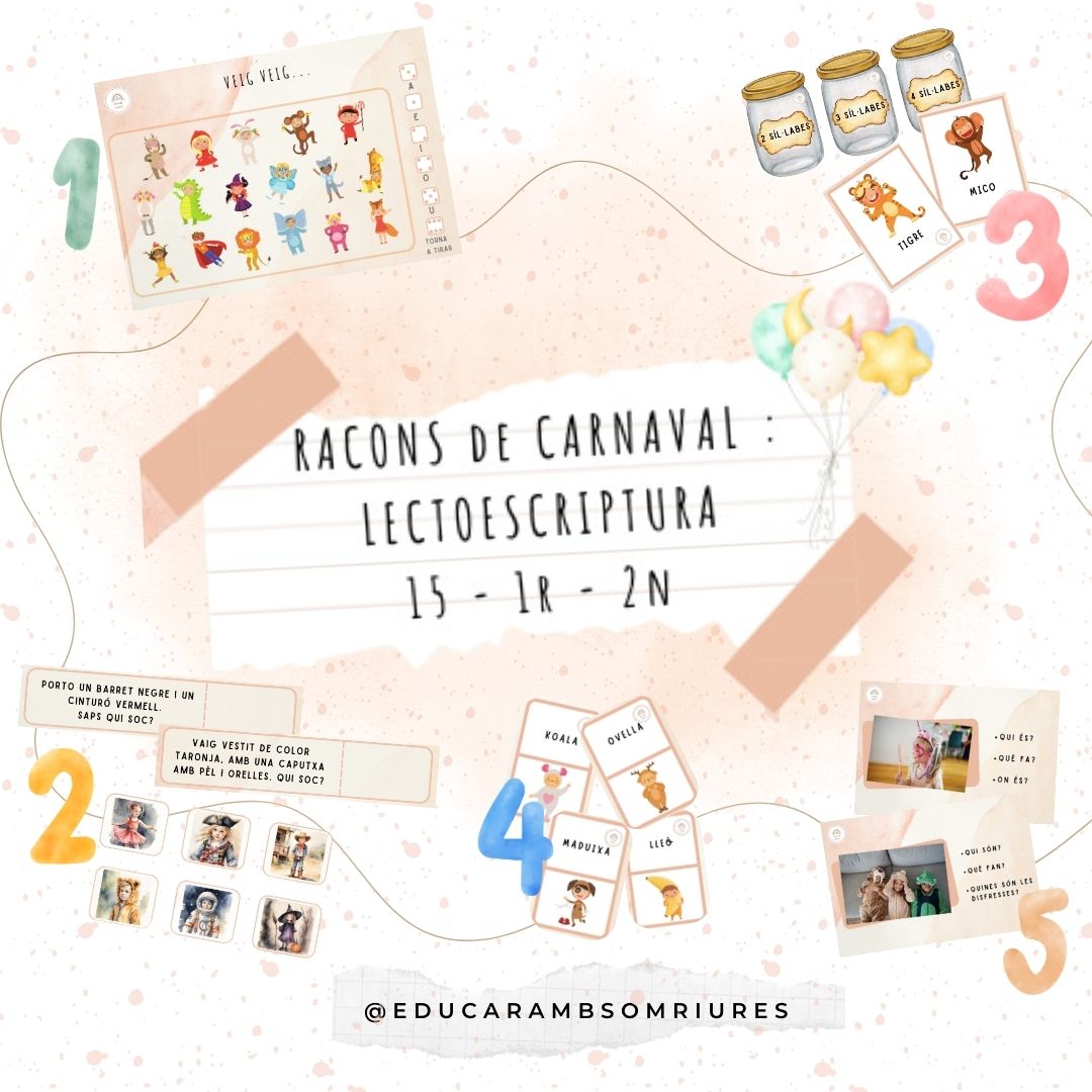 RACONS DE CARNAVAL (LECTOESCRIPTURA) I5, 1R, 2N