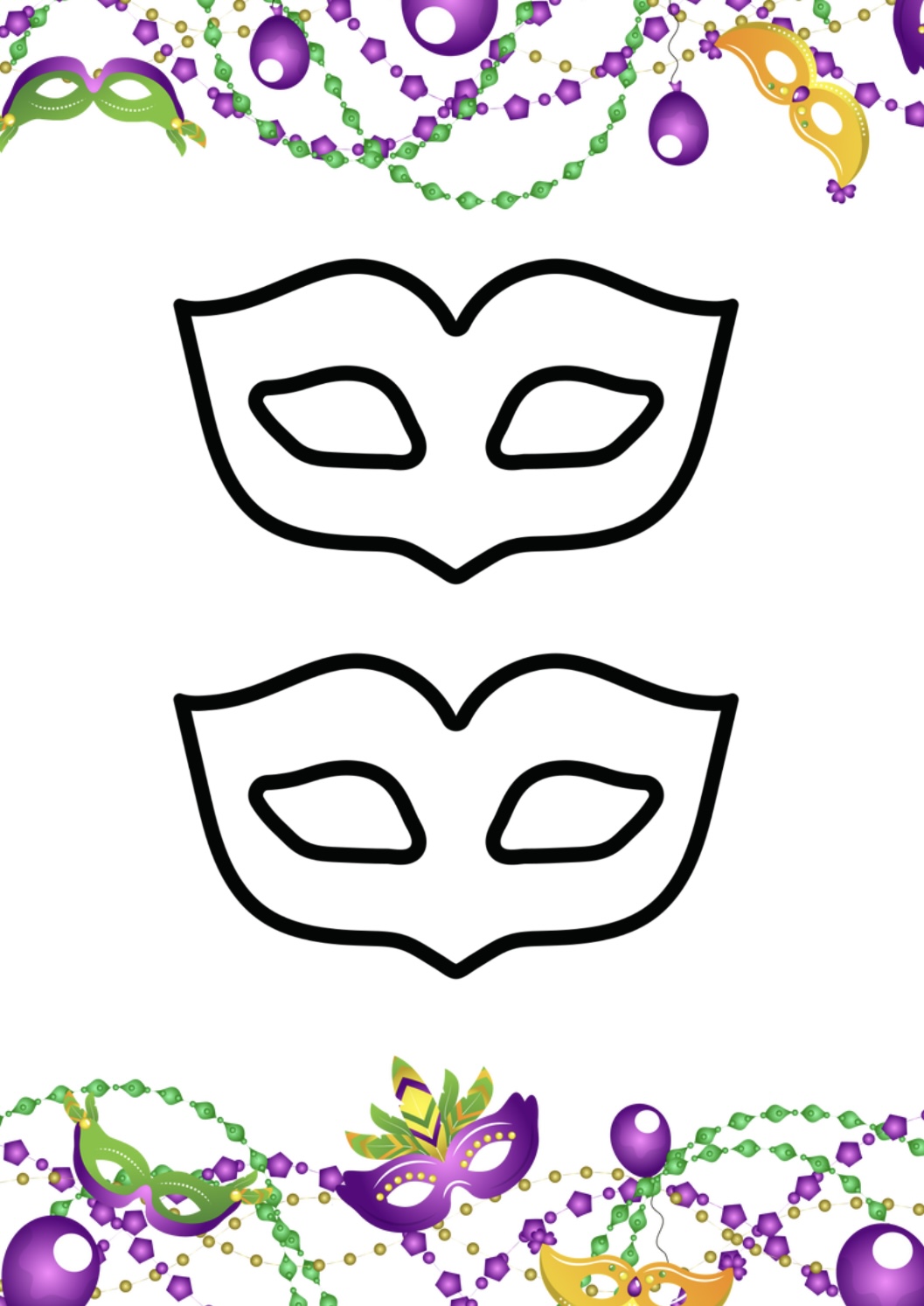 MÁSCARAS DE CARNAVAL