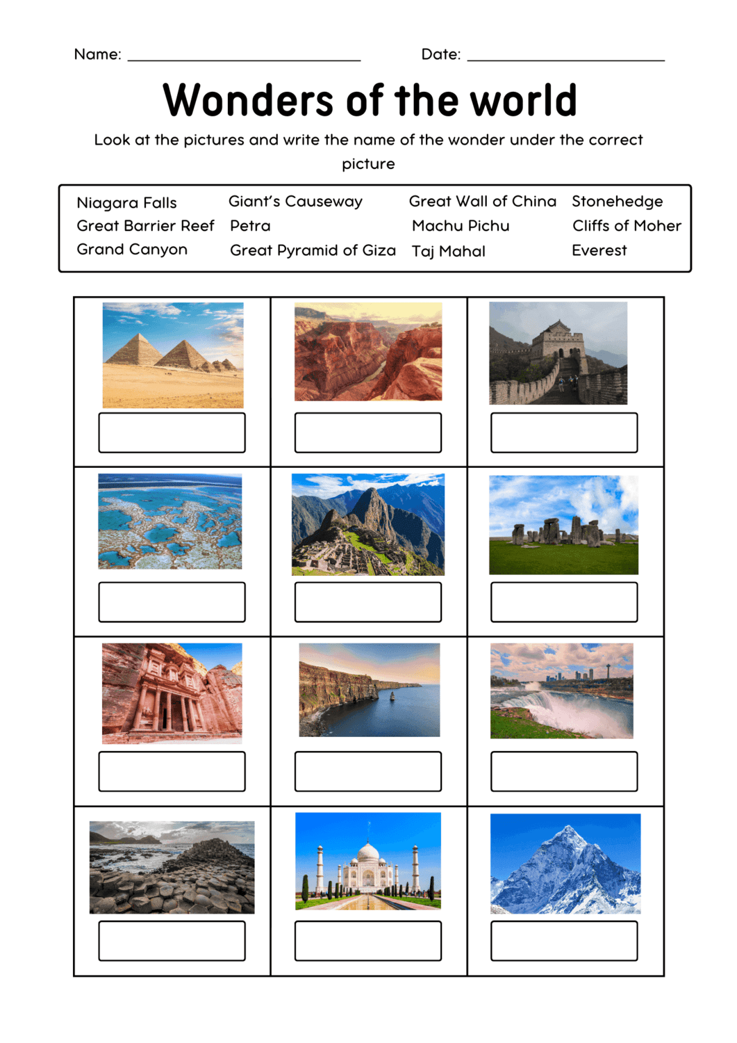 Wonders of the World