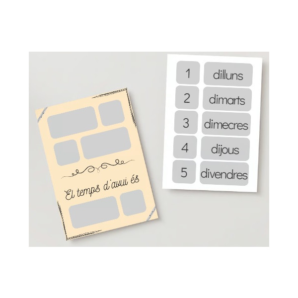 Calendari d'aula + Temps meteorològic