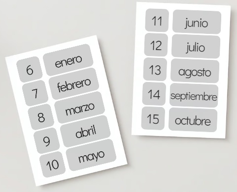 Calendario de aula + tiempo meteorológico