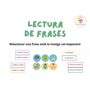 Lectura de frases