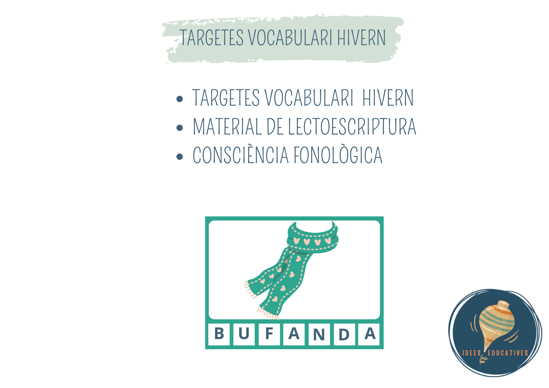 TARGETES VOCABULARI HIVERN