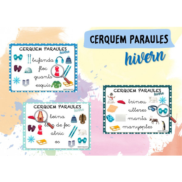 Cerquem paraules d'hivern en lletra lligada