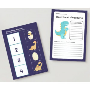 Dinosaurios: actividades variadas