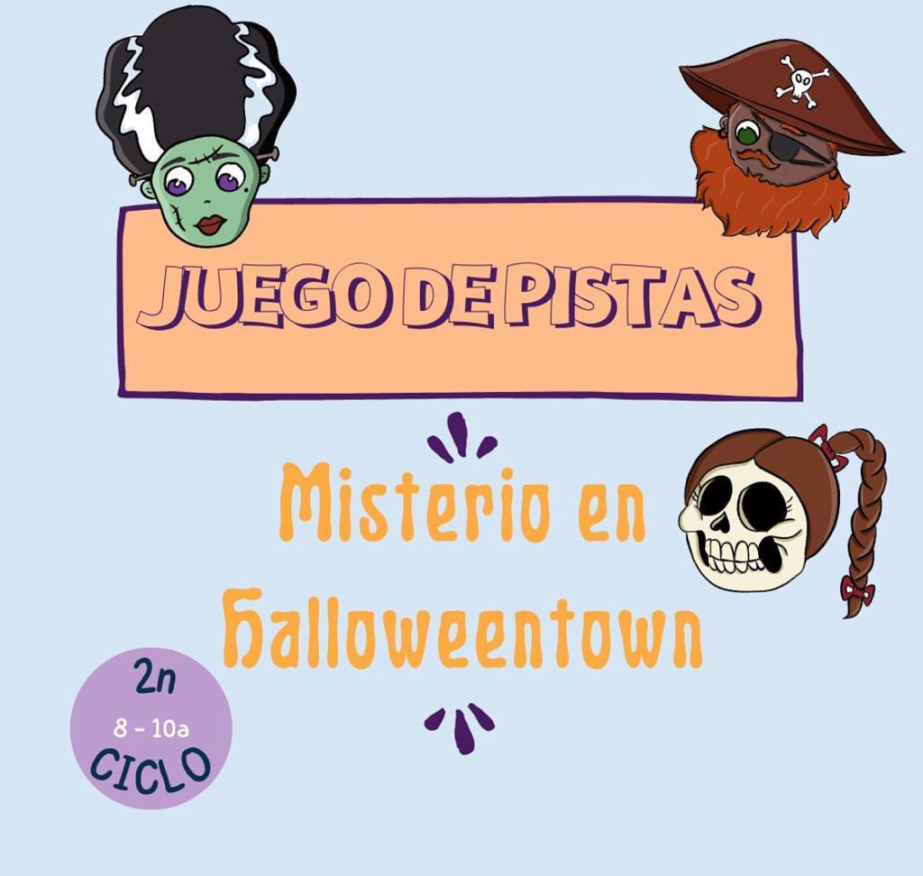 JUEGO DE PISTAS (SEGUNDO CICLO): Misterio en Halloweentown (CAST / CAT)