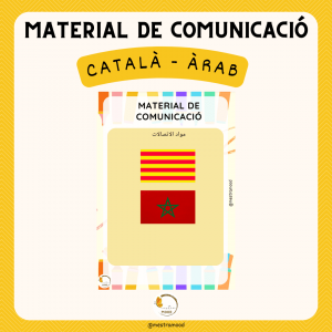 Material de comunicació Català-Àrab