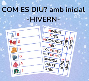 COM ES DIU? amb inicial - HIVERN