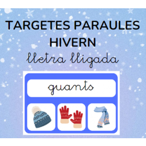 TARGETES PARAULES HIVERN lletra lligada
