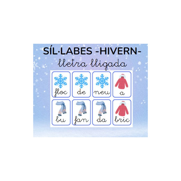 Síl·labes HIVERN lletra lligada