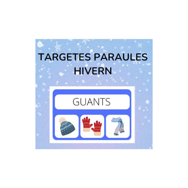 TARGETES PARAULES HIVERN