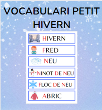 Vocabulari petit HIVERN