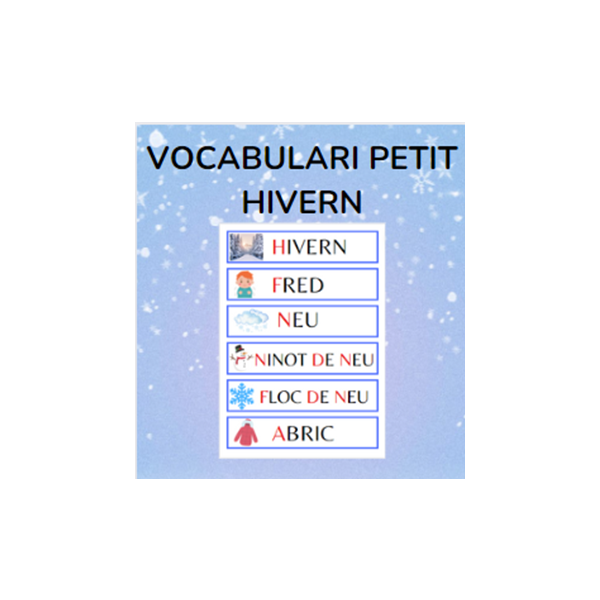 Vocabulari petit HIVERN