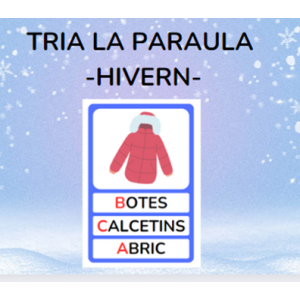 Tria la paraula - HIVERN